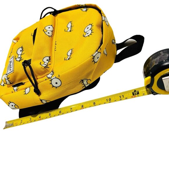 Vintage Herschel Lisa Simpson Classic Mini Backpack Yellow The Simpsons. RARE! - Picture 8 of 8